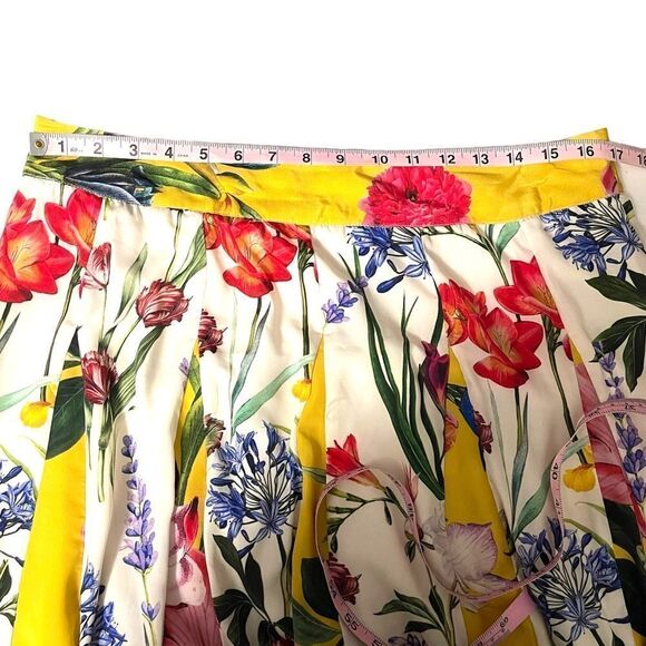 Anthropologie ROCOCO SAND Revolve Aprile Floral Yellow Maxi Skirt - Picture 10 of 12